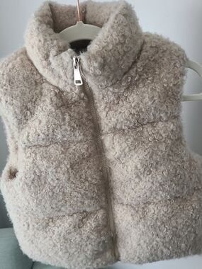 Ci Sono Light Beige Padded Vest
